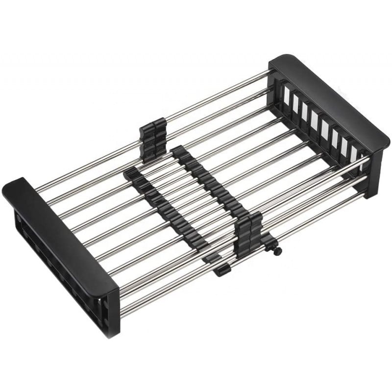 Mexen scurgător de bucătărie telescopic cu lățime reglabilă, negru - 660730-70