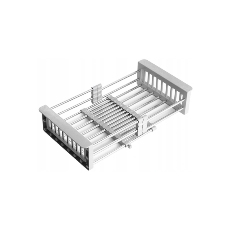 Mexen scurgător de bucătărie telescopic cu lățime reglabilă, Gri - 660730-71