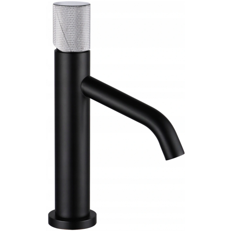 Mexen Rumba One  baterie pentru chiuvetă, negru/crom - 73501-77
