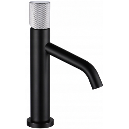 Mexen Rumba One  baterie pentru chiuvetă, negru/crom - 73501-77