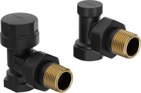 Mexen robinete radiatoare unghiulare, negre - W901-000-70