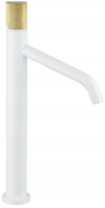 Mexen Rumba One baterie lavoar înalt, alb/auriu - 73511-25