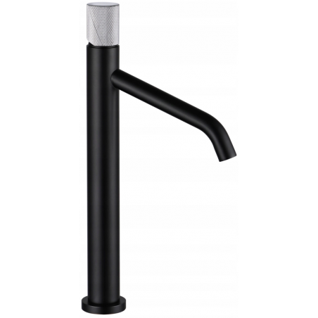 Mexen Rumba One  baterie chiuvetă înaltă, negru/crom - 73511-77