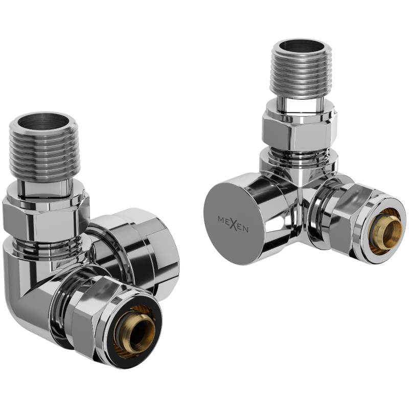 Mexen supape de calorifere axiale, cromate - W903-000-01
