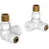 Mexen axiális radiátorszelepek, fehérek - W903-000-20