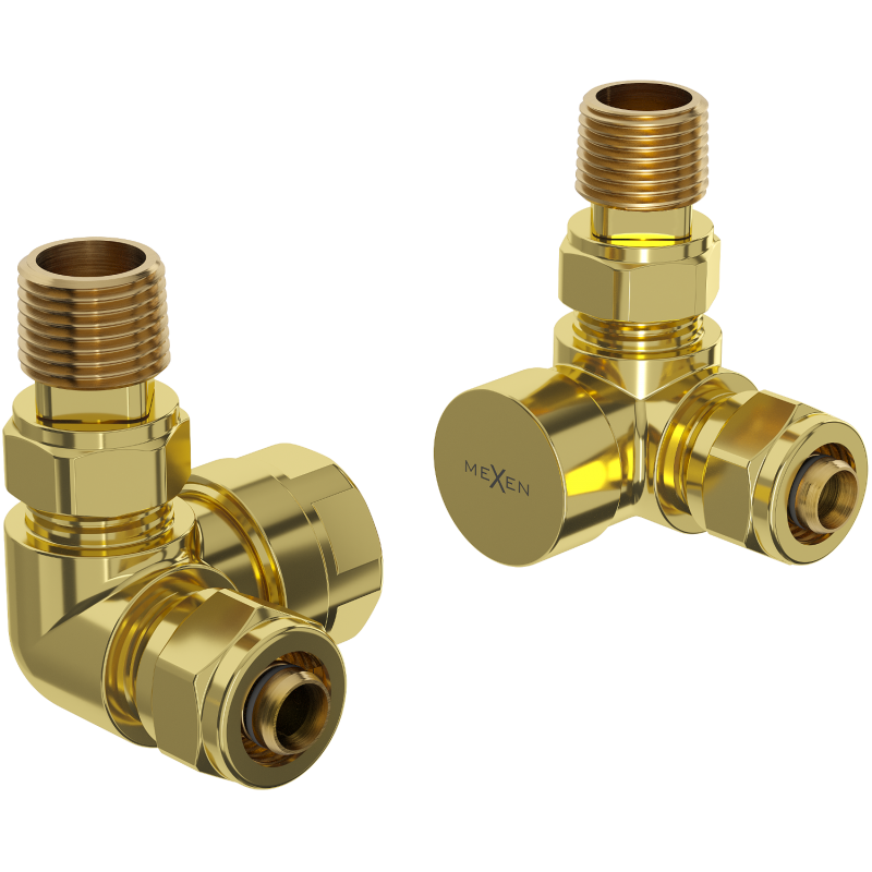 Mexen supape pentru radiatoare axiale, aurii - W903-000-50