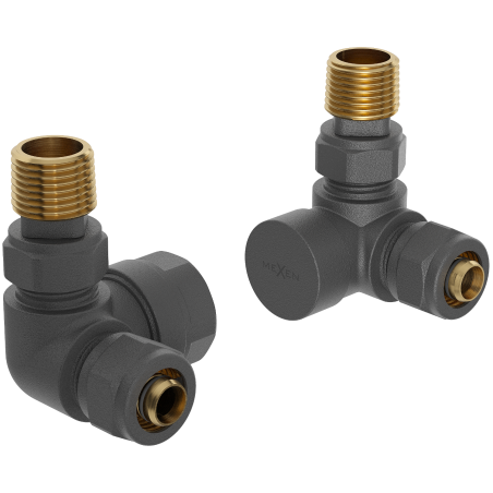 Mexen supape pentru radiatoare axiale, antracit - W903-000-66