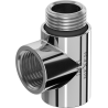 Tee pentru încălzitor electric, cromat - W906-000-01