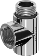 Tee pentru încălzitor electric, cromat - W906-000-01