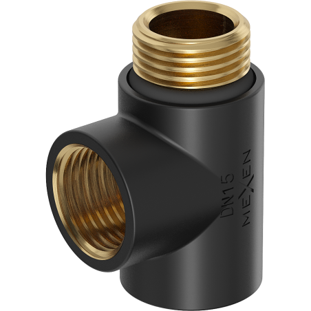 Mexen Uni-Term villamos fűtőtest elágazó, fekete - W906-000-70