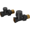 Mexen supape pentru calorifer, drepte, negru - W902-000-70