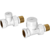 Mexen supape pentru radiatoare drepte, albe - W902-000-20
