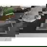 Mexen Oscar chiuvetă de bucătărie din granit cu 1 compartiment 580 x 490 mm, gri, sifon cromat - 6519581000-71