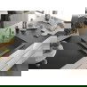 Mexen Oscar chiuvetă de bucătărie din granit cu 1 compartiment 580 x 490 mm, gri, sifon cromat - 6519581000-71