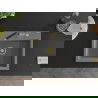 Mexen Oscar chiuvetă granit 1-cameră 580 x 490 mm, gri, sifon auriu - 6519581000-71-G