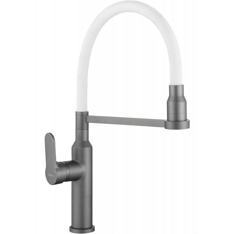 Mexen Edna baterie de bucătărie, gri/alb - 672900-62