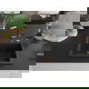 Mexen Oscar chiuvetă de bucătărie din granit cu 1 compartiment 580 x 490 mm, negru/argintiu metalizat, sifon auriu - 6519581000?