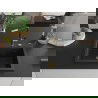 Mexen Oscar chiuvetă de granit 1-cameră 580 x 490 mm, negru, sifon auriu - 6519581000-77-G