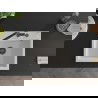 Mexen Oscar chiuvetă granitică 1-cameră 580 x 490 mm, albă, sifon negru - 6519581000-20-B