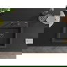 Mexen Oscar chiuvetă de granit 1-cameră 580 x 490 mm, neagră cu pete, sifon negru - 6519581000-76-B