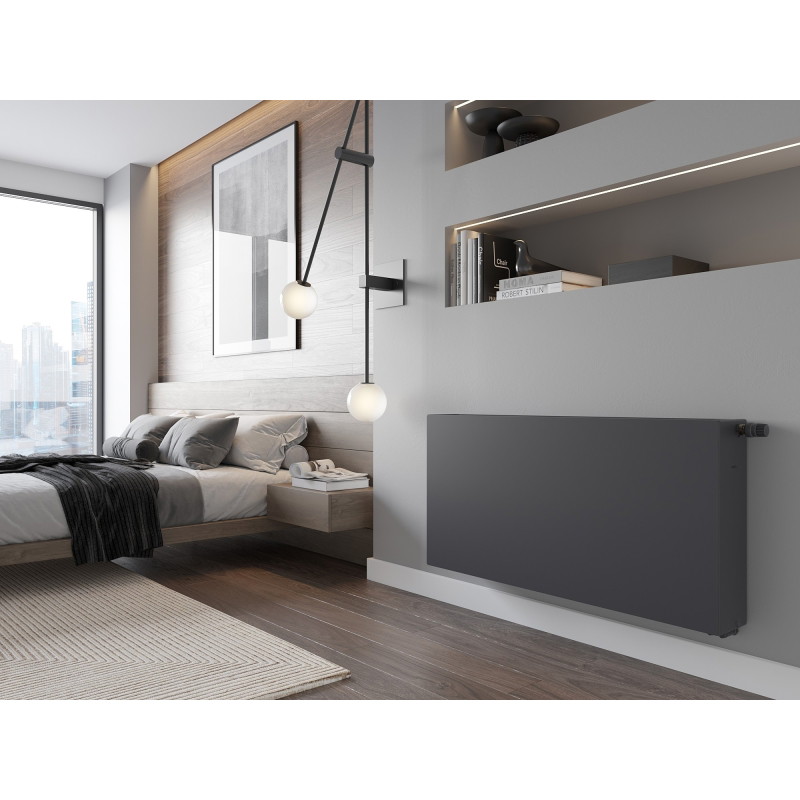 Mexen CVF33 Radiator plat Flat 900 x 1600 mm, conectare inferioară, 4801 W, antracit - W633F-090-160-66