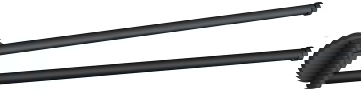 Mexen Remo suport pentru prosoape dublu rotativ, negru - 70507255-70
