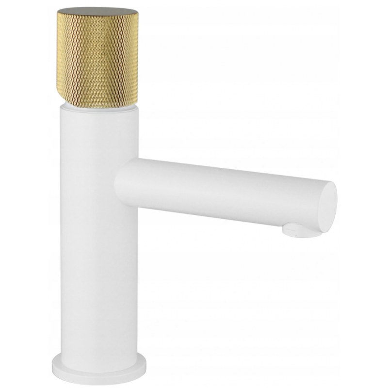 Mexen Elba One baterie de lavoar, albă/aurie - 74101-25