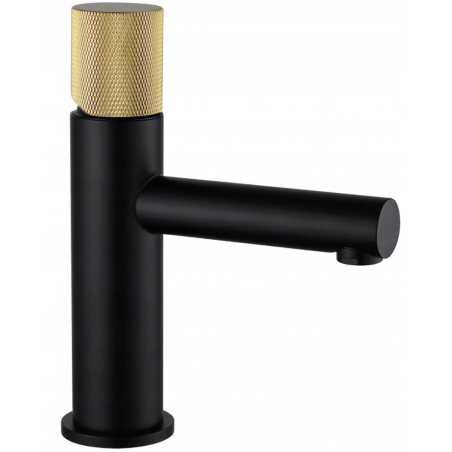 Mexen Elba One mosdócsaptelep, fekete/arany - 74101-75