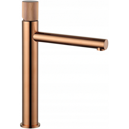 Mexen Elba One baterie de chiuvetă înaltă, roz-auriu - 74111-60