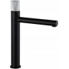 Mexen Elba One baterie înaltă pentru chiuvetă, negru/crom - 74111-77