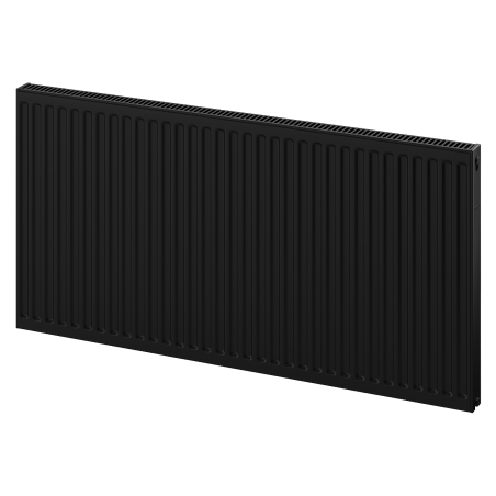 Mexen C11 400 x 1500 mm-es lemezradiátor, oldalsó csatlakozás, 972 W, fekete - W411-040-150-70