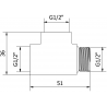 Mexen cot pentru rezistența electrică, negru - W906-000-70