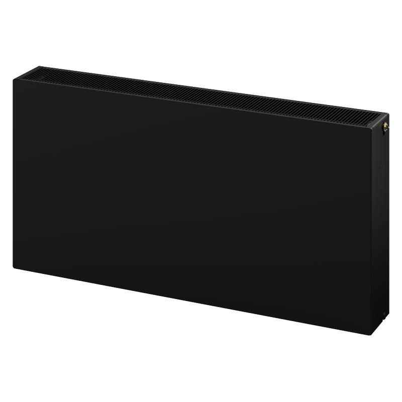 Mexen Flat CVF33 panelradiátor 300 x 1500 mm, alsó csatlakozás, 1860 W, fekete - W633F-030-150-70