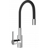 Mexen Flex baterie de bucătărie, Crom/Neagră - 670900-07