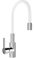 Mexen Flex baterie de bucătărie, Crom/Albă - 670900-02