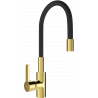 Baterie de bucătărie Mexen Flex, auriu/negru - 670900-57