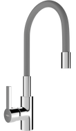Mexen Flex baterie de bucătărie, Crom/Gri - 670900-06