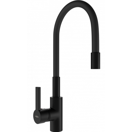 Baterie de bucătărie Mexen Flex, neagră - 670900-70
