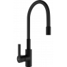 Mexen Flex fekete konyhai csaptelep - 670900-70