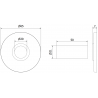 Mexen R set unic de mascare pentru radiator, antracit - W904-000-66