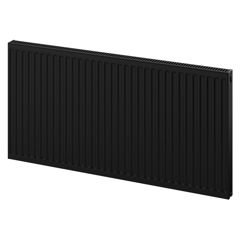 Mexen C11 radiátor 600 x 600 mm, oldalsó csatlakozás, 560 W, fekete - W411-060-060-70