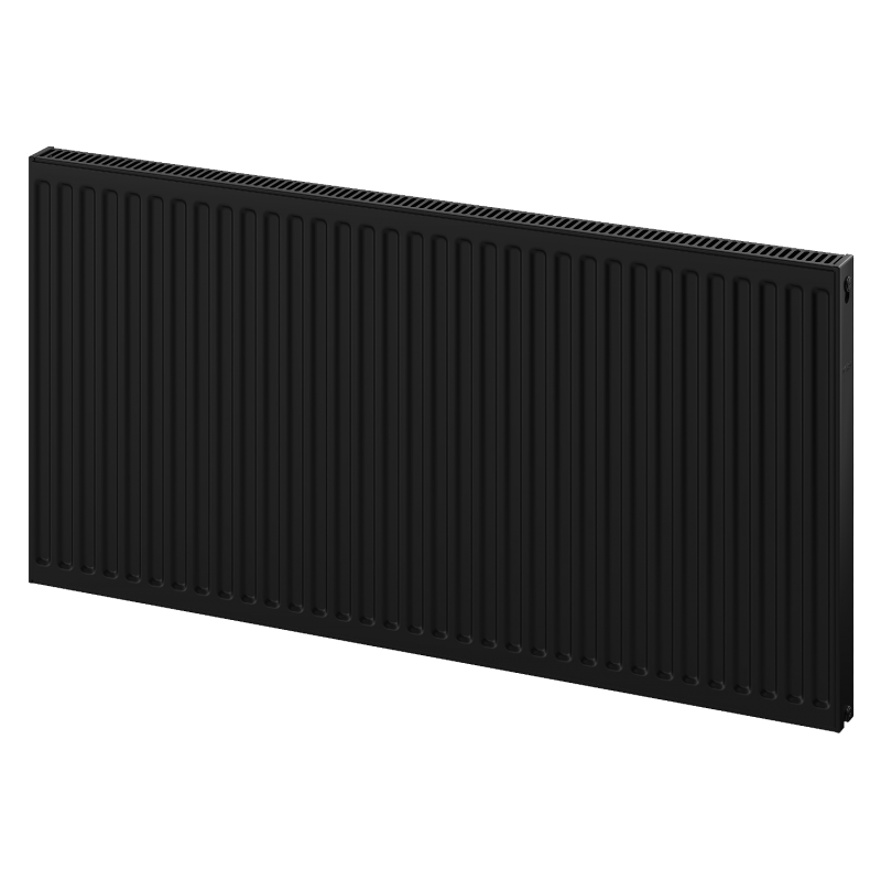 Mexen C11 lapos radiátor 600 x 700 mm, oldali csatlakozás, 653 W, fekete - W411-060-070-70