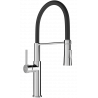 Mexen Dina baterie bucătărie, crom/negru - 672701-07