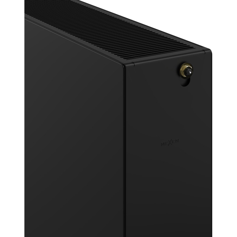Mexen CVF33 Flat lemezradiátor 500 x 900 mm, alsó csatlakozás, 1711 W, fekete - W633F-050-090-70