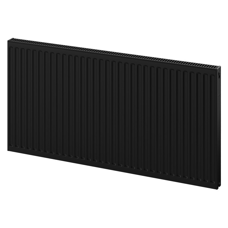 Mexen C11 lapradiátor 600 x 2400 mm, oldalsó csatlakozás, 2240 W, fekete - W411-060-240-70