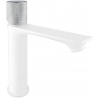 Bateria lavoar Mexen Royo One, albă/crom - 72201-22
