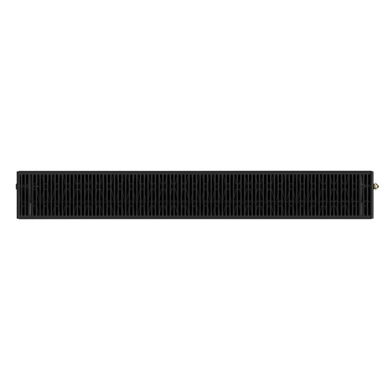 Mexen CVF33 Flat lapos radiátor 500 x 2000 mm, alsó csatlakozás, 3802 W, fekete - W633F-050-200-70