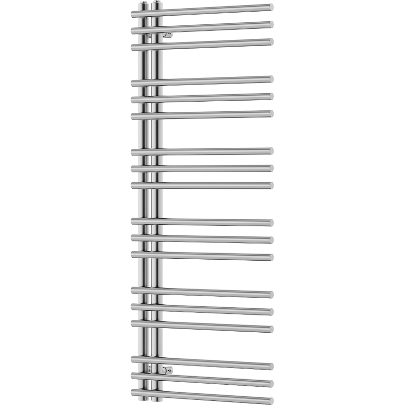 Mexen Neptun dekoratív fürdőszobai radiátor 1200 x 500 mm, 360 W, króm - W101-1200-500-00-01