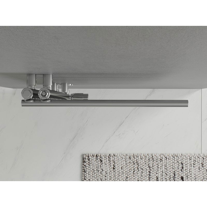 Mexen Neptun dekoratív fürdőszobai radiátor 1200 x 500 mm, 360 W, króm - W101-1200-500-00-01