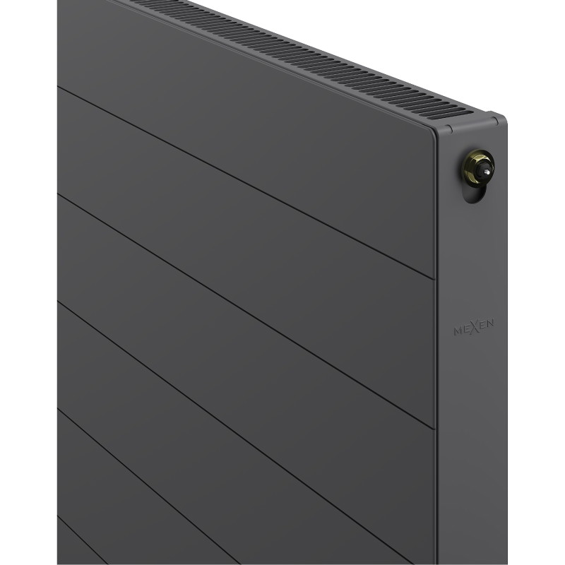 Mexen CVL11 Line lapos fűtőtest 300 x 900 mm, alsó csatlakozás, 409 W, antracit - W611L-030-090-66
